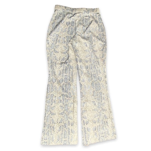 Vintage Y2K 2000's New York & Company Snakeskin Spandex Pants Small Petite - Picture 3 of 5